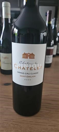 Bordeaux Saint-Émilion Grand Cru Le Chatelet 2020