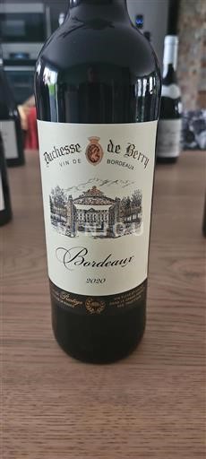 Bordeaux Duchesse de Berry Prestige 2020