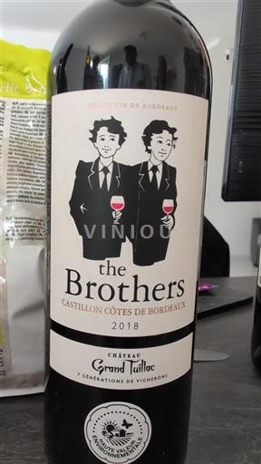 Bordeaux Castillon-Côtes-de-Bordeaux Château Grand Tuillac The Brothers 2018