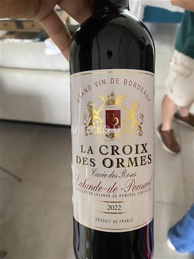 Bordeaux Lalande-de-pomerol La Croix des Ormes des Ormes 2022