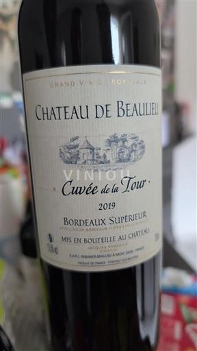 Bordeaux Bordeaux Supérieur Château Beaulieu de la Tour 2019