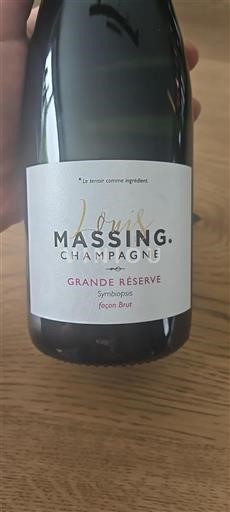 Champaña Champán Louis Massing Grande Réserve Symbiosis Sin añada