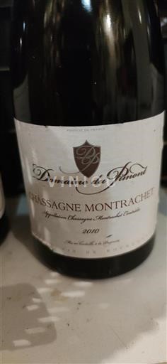 Bourgondië Chassagne-Montrachet Domaine Pimont 2010