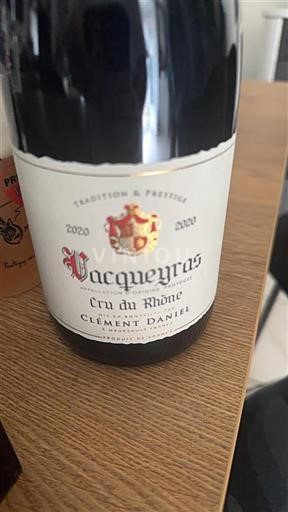 Valle del Rodano Vacqueyras Clément Daniel Tradition & Prestige 2020