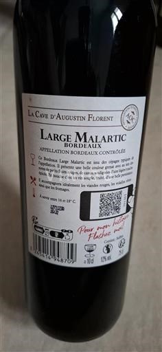Bordeaux La Cave Augustin Florent Large Malartic 2021