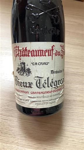 Rhônen laakso Châteauneuf-du-Pape Domaine Vieux Télégraphe La Crau 2011
