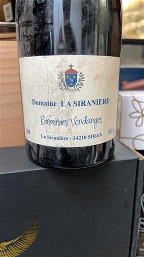 Languedoc Ospecificerad Domaine La Siranìere Premières Vendanges 2008