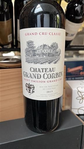 Bordeaux Saint-Émilion Grand Cru Grand Cru Grand Corbin 2015