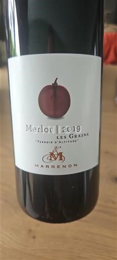 Rhônen laakso Luberon Marrenon Les Grains 2019