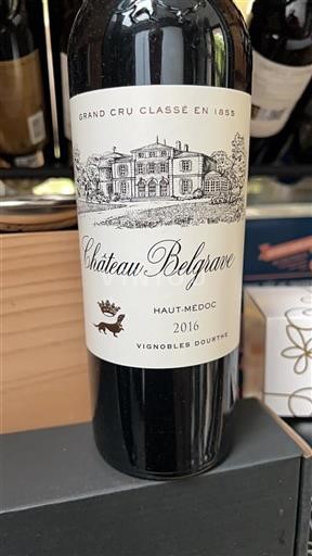 Burdeos Haut-Médoc Grand Cru Belgrave 2016