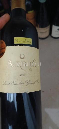Bordeaux Saint-Émilion Grand Cru Grand Cru Aurelius 2010