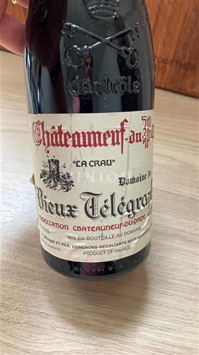 Rhônen laakso Châteauneuf-du-Pape Domaine Vieux Télégraphe La Crau 2011