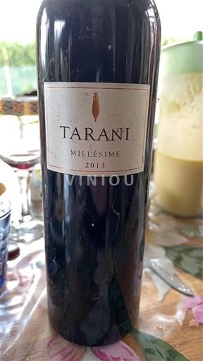 Sud-Ouest Tarani Millésime 2013