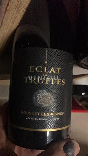Vallée du Rhône Côtes-du-rhône-villages Rousset Les Vignes Éclat de Truffes 2019