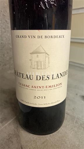 Bordeaux Lussac-saint-émilion Château Des Landes 2011