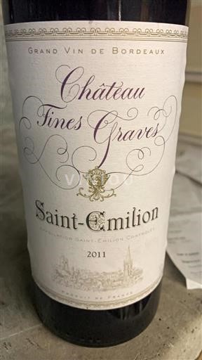 Bordeaux Saint-Émilion Château Fines Graves 2011