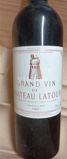 Bordeaux Pauillac Premier Grand Cru Classé Château Latour Grand Vin 1997