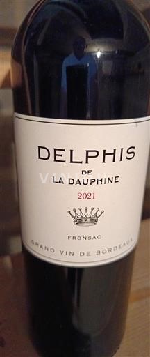 Bordeaux Fronsac La Dauphine Delphis 2021