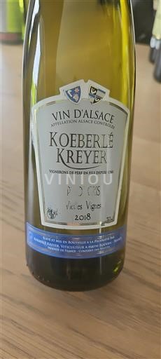 Elzas Grand Cru Koerberlé Kreyer Vieilles Vignes 2018