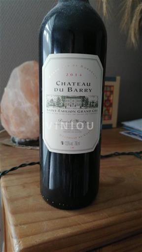 Bordeaux Saint-Émilion Grand Cru Château Barry 2014