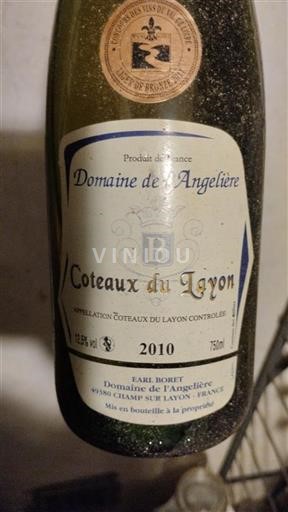 Loirevallei Coteaux du Layon Domaine L'Angelière 2010