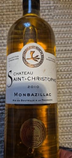 Zuidwest-Frankrijk Monbazillac Château Saint-Christophe 2010