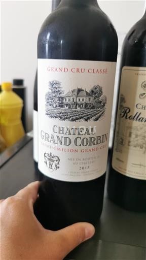 Bordeaux Saint-Émilion Grand Cru Grand Cru Classé Château Grand Corbin 2015