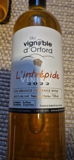 Québec Vignoble Orford L'intrépide 2022