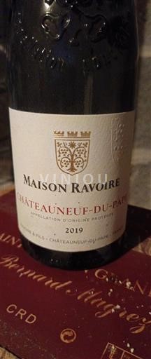 Valle del Ródano Châteauneuf-du-Pape. Maison Ravoire 2019