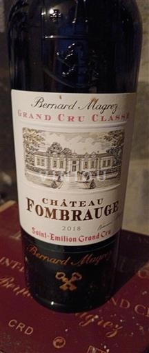 Bordeaux Saint-Émilion Grand Cru Grand Cru Classé Château Fombrauge 2018