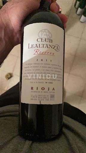 La Rioja Rioja Bodegas Altanza Club Lealtanza Reserva 2011