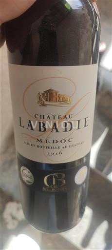 Bordeaux Médoc Cru Bourgeois Château Labadie 2016