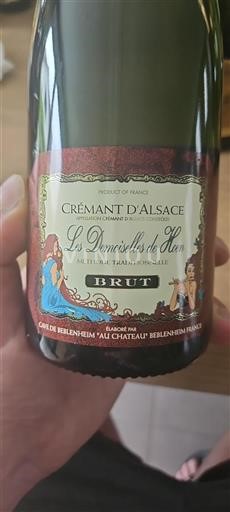 Elzas Crémant d'Alsace Cave de Beblenheim Les Demoiselles de Hen Niet-geïntegreerd