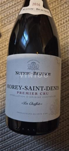 Burgundsko Morey-saint-denis Premier Cru Nuiton-Beaunoy Les Chaffots 2016