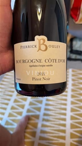 Borgogna Borgogna Côte d'Or Pierrick Bouley 2021