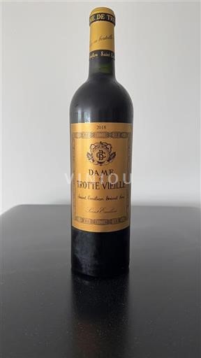 Bordeaux Saint-Émilion Grand Cru Château Trotte Vieille Dame de Trotte Vieille 2018