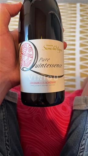 Valle del Rodano Grignan-les-adhémar Domaine Serre des Vignes Pure Quintessence 2023