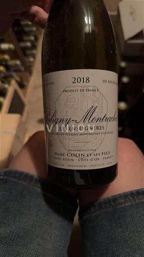 Bourgogne Puligny-Montrachet Marc Colin et ses Fils Les Enseignères 2018
