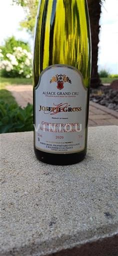 Alsácia Alsácia Grand Cru Grand Cru Joseph Gross Gewurztraminer Altenberg de Wolxheim 2020
