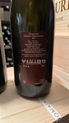 Valle della Loira Pouilly-fumé Domaine Didier Dagueneau 2017