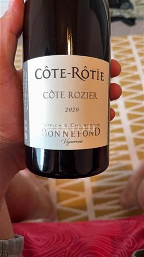 Valle del Rodano Côte-rôtie Bonnefond Côte Rozier 2020