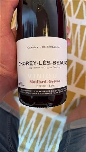 Bourgogne Chorey-lès-beaune Moillard-Grivot 2019
