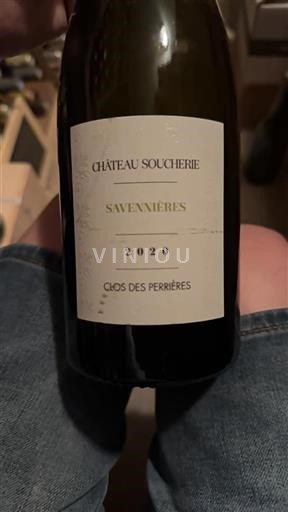 Valle della Loira Savennières Château Soucherie Clos des Perrières 2020