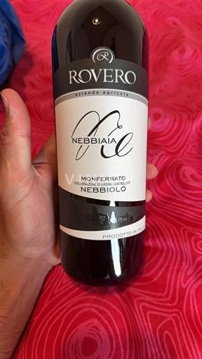 Vin Rouge sec Nebbiaia Rovero 2021 Italie Piémont Monferrato