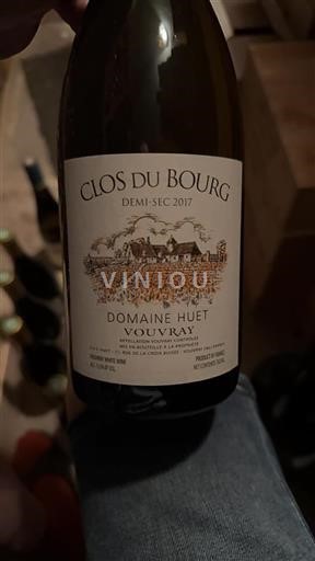 Vallée de la Loire Vouvray Domaine Huet Clos du Bourg 2017