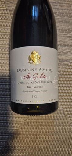 Vallée du Rhône Domaine Amido Les Galets 2021
