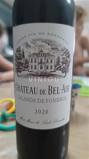 Burdeos Lalande-de-Pomerol Château Bel-Air 2020