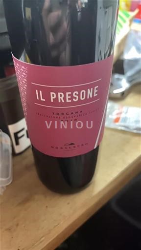 Vin Rouge sec Il Presone Montenero 2018 Italie Toscane
