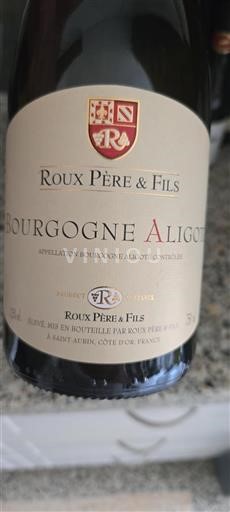 Burgundsko Bourgogne-aligoté Roux Père & Fils 2022