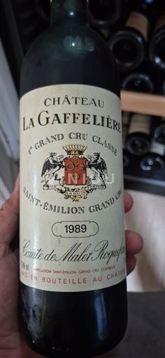 Bordeaux Saint-Émilion Grand Cru Premier Grand Cru Classé Château La Gaffelière 1989